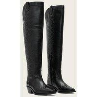 Allsaints Roxanne Knee High Boots - Black