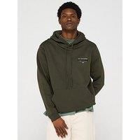 Allsaints Redact Overhead Hoodie - Green