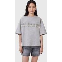 Allsaints Amelie Pearl T-Shirt - Grey