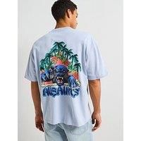 Allsaints All Saints Pounce Short Sleeve Crew Neck T-Shirt - Blue