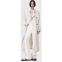 Allsaints Linnie Trench Coat - White