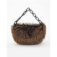 Allsaints Madea Chain Bead Bag - Gold