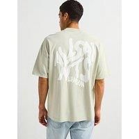 Allsaints All Saints Orlando Short Sleeve Crew Neck T-Shirt-Green