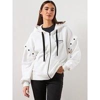 Allsaints Omnium Amphia Hoodie - White