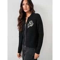 Allsaints Jaqueline Bomber Jacket - Black