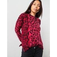 Allsaints Lex Jumper - Dark Red