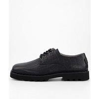 Allsaints All Saints Skiff Leather Derby Shoe - Black