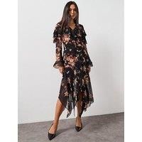 Allsaints Fresca Dress - Dark Brown