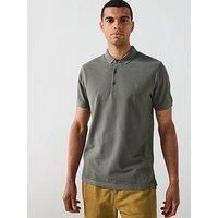 Allsaints All Saints Reform Short Sleeve Polo Shirt - Green