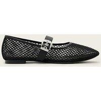 Allsaints Holly Mesh Shoe - Black