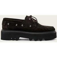 Allsaints Aastha Boat Shoe - Brown