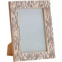 Hestia Striped Bone Photo Frame 3.5" x 5" HE2185F35
