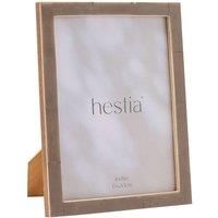 Hestia Grey Thin Stained Bone Effect Photo Frame