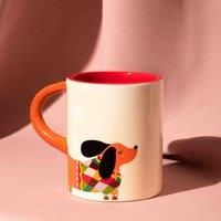 Dog Mug with 3D Handle