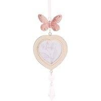 Sophia Butterfly Hanging Frame Glass Pink