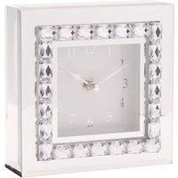 Hestia Crystal Mantel Clock