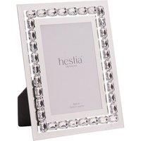 Hestia Silver Crystal Photo Frame
