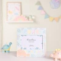 Widdop Petit Cheri Dinosaur Roar Photo Frame - 6" x 4" - Perfect Newborn or Baby - Gift Present For Baby Shower New Baby Litte One