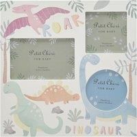 Set of Rainbow & Sunshine Framed Art Square Prints in Oak Effect Wooden Frames