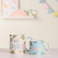 Dinosaur Mug Set "Big Dino" & "Little Dino"