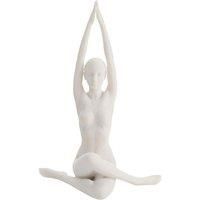 Serenity Yoga Pose White Figurine - Sun Salutation