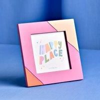 Hestia Raspberry Blossom Photo Frame 4" X 4"