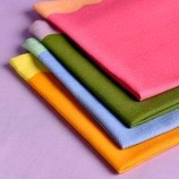 Raspberry Blossom Set of 4 Cotton Napkins