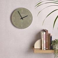 Resin Wall Clock 30cm - Pewter