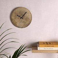 Interval Gold Metal Wall Clock - 30Cm