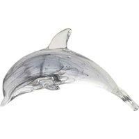 Objets d'art Objets D'art Glass Figurine - Shimmer Dolphin