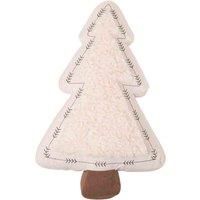 The Seasonal Gift Co. Fabric Tree Shaped Cushion, White