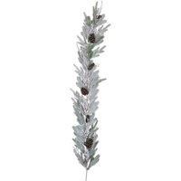 The Seasonal Gift Co. Snowy Pine Foliage & Cone Garland, Green