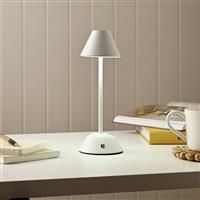 Matt Black USB LED Touch Table Lamp - Medium