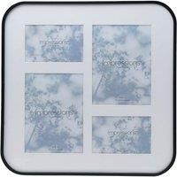 Black Square Rounded Corner Multi Photo Frame