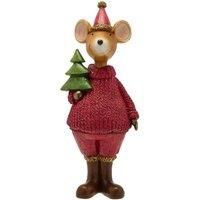 The Seasonal Gift Co - A Christmas Jumper Mouse - Decorative Figurine - Regal Tidings - Whimsical Christmas Home Decor & Homeware Gifting Present for Xmas, Festive Season Gift For Love & Gratitude.