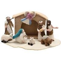 The Seasonal Gift Co. Felt Nativity Scene, White