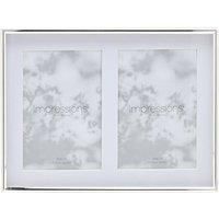 Silver Plated Double Photo Frame