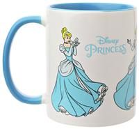 Widdop and Co. - Disney Cinderella Mug - Blue/White Tea, Coffee Glazed Stoneware Drinking Cup - Officially Licensed Disney Merchendise (325ml / 11.4oz).