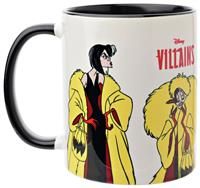 Widdop and Co. - Disney Cruella Mug - Black/White Tea & Coffee Glazed Stoneware Icons & Villains Drinking Cup - Officially Licensed Disney Merchandise (325ml / 11.4oz).