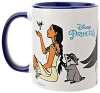 Widdop and Co. - Disney Pocahontas Mug - Purple/White Tea & Coffee Glazed Stoneware Icons & Villains Drinking Cup - Officially Licensed Disney Merchandise (325ml / 11.4oz).