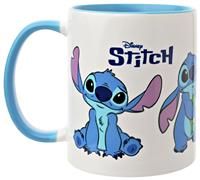 Widdop and Co. - Disney Lilo and Stitch - /'Stitch/' Mug - Blue/White Tea, Coffee Glazed Stoneware Drinking Cup - Officially Licensed Disney Merchandise (325ml / 11.4oz).