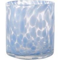 Hestia Confetti Glass Vase - Blue