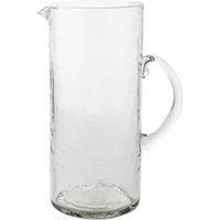 Hestia Hammered Style Glass Jug