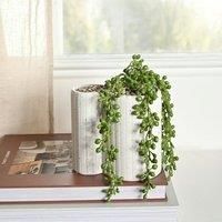 Disney Mickey Shapes Planter with Faux Plant, none