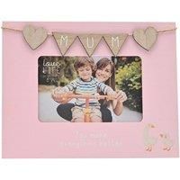 Mum Pink Bunting Photo Frame