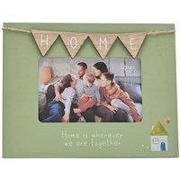 Home Green Bunting Photo Frame