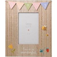 Mummy Bunting Wooden Photo Frame