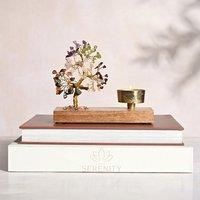 Serenity 7 Chakras Gemstone Tree Tealight Holder