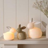 Eggs-traordinary Gift Co. Taupe Ceramic Bunny