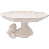 Eggs-traordinary Gifting Company - Ceramic Bunny Cake Stand - Easter/Spring Kitchen, Dining, Dinner Parties, Cafe & Serving Gifting & Homeware - For Cakes, Sandwiches & Pastries - H: 11cm x W: 24cm